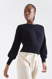 1982 Rosa Ribbed 100% Cashmere Sweater