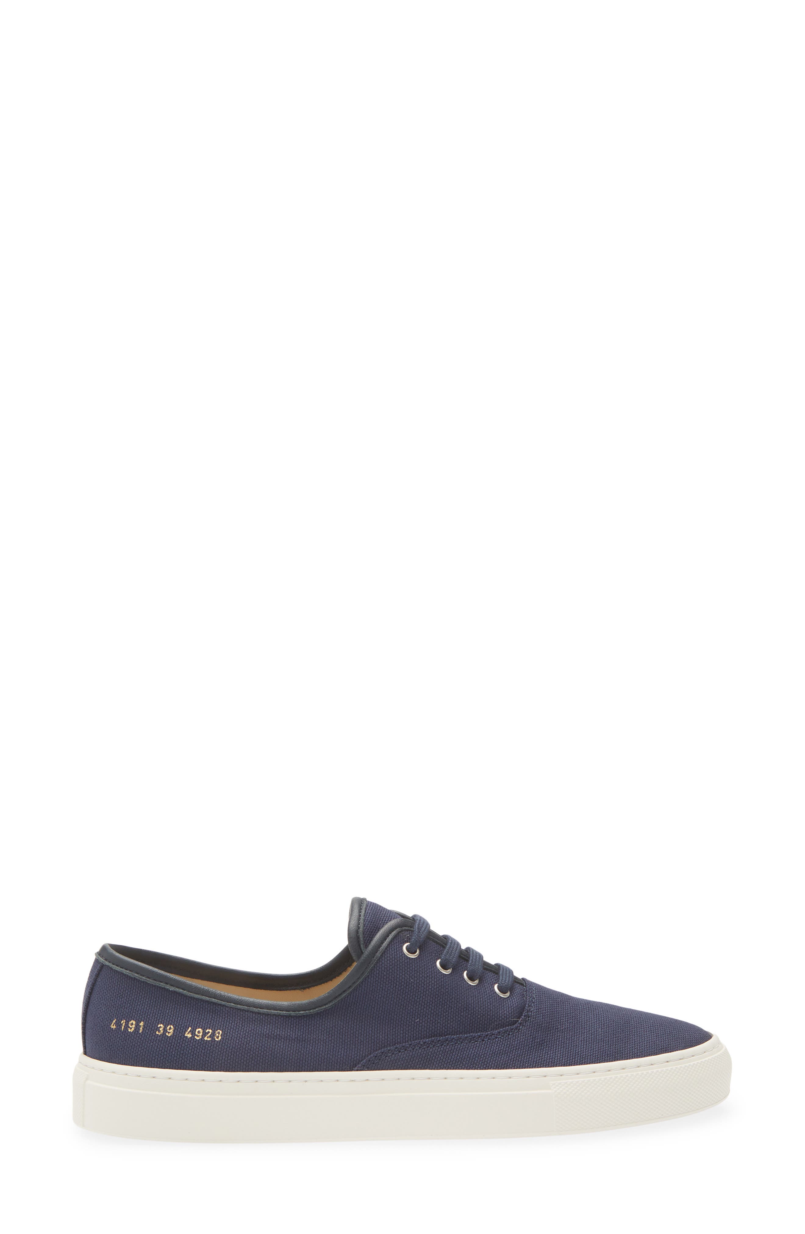 Four Hole Slip-On Sneaker, Alternate, color, NAVY