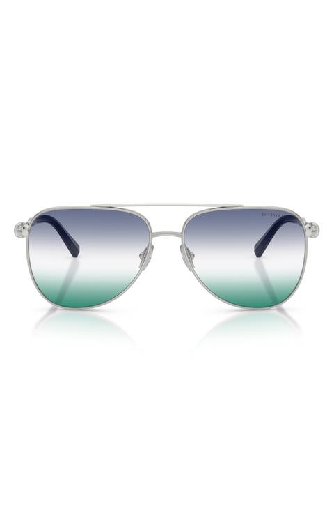 59mm Pilot Sunglasses