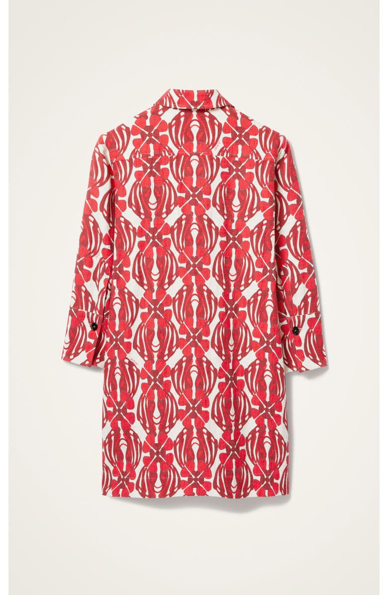 La DoubleJ Short Artemis Dress, Alternate, color, Clover Red