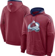 FANATICS Men's Fanatics Burgundy Colorado Avalanche Goaltender Defender Pullover Hoodie