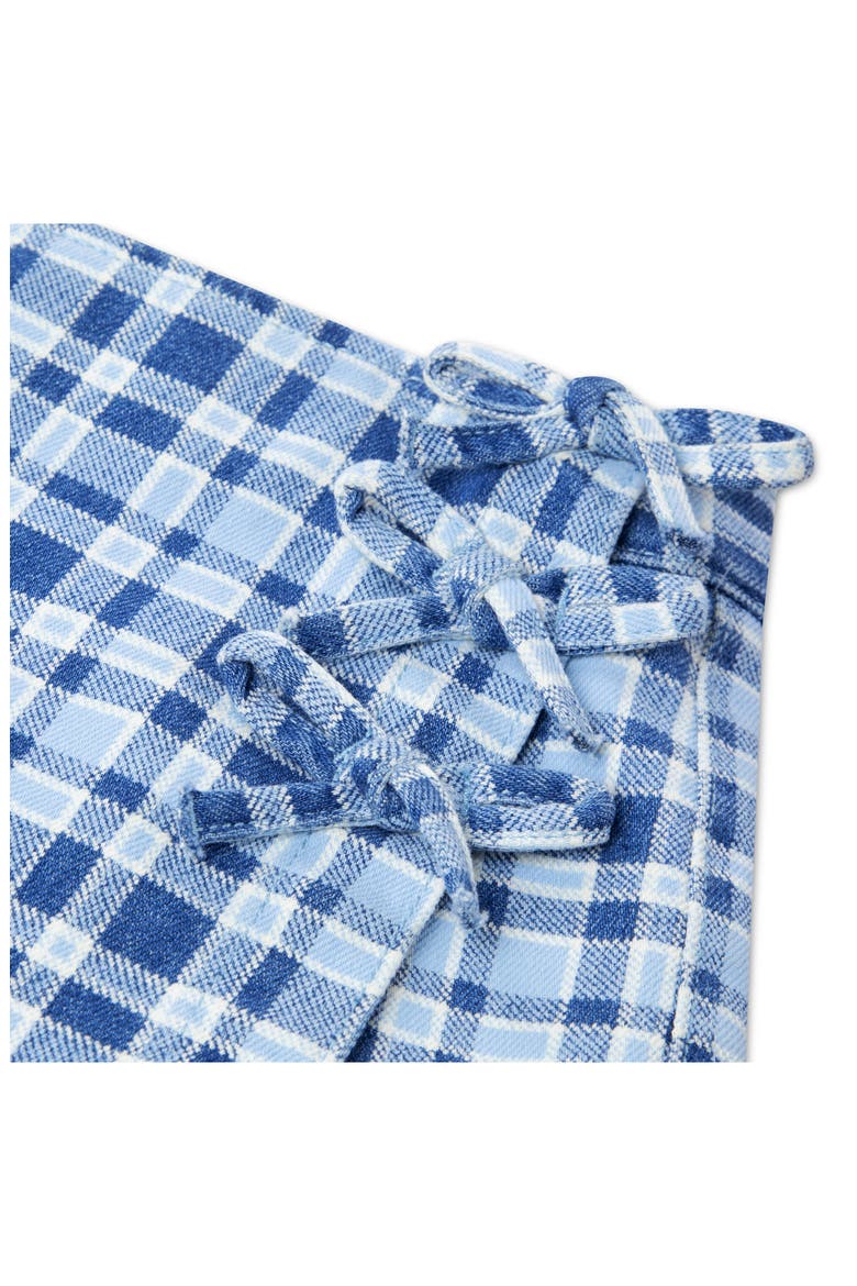 Kids' Plaid Skort with Bows, Alternate, color, DREW ME IN