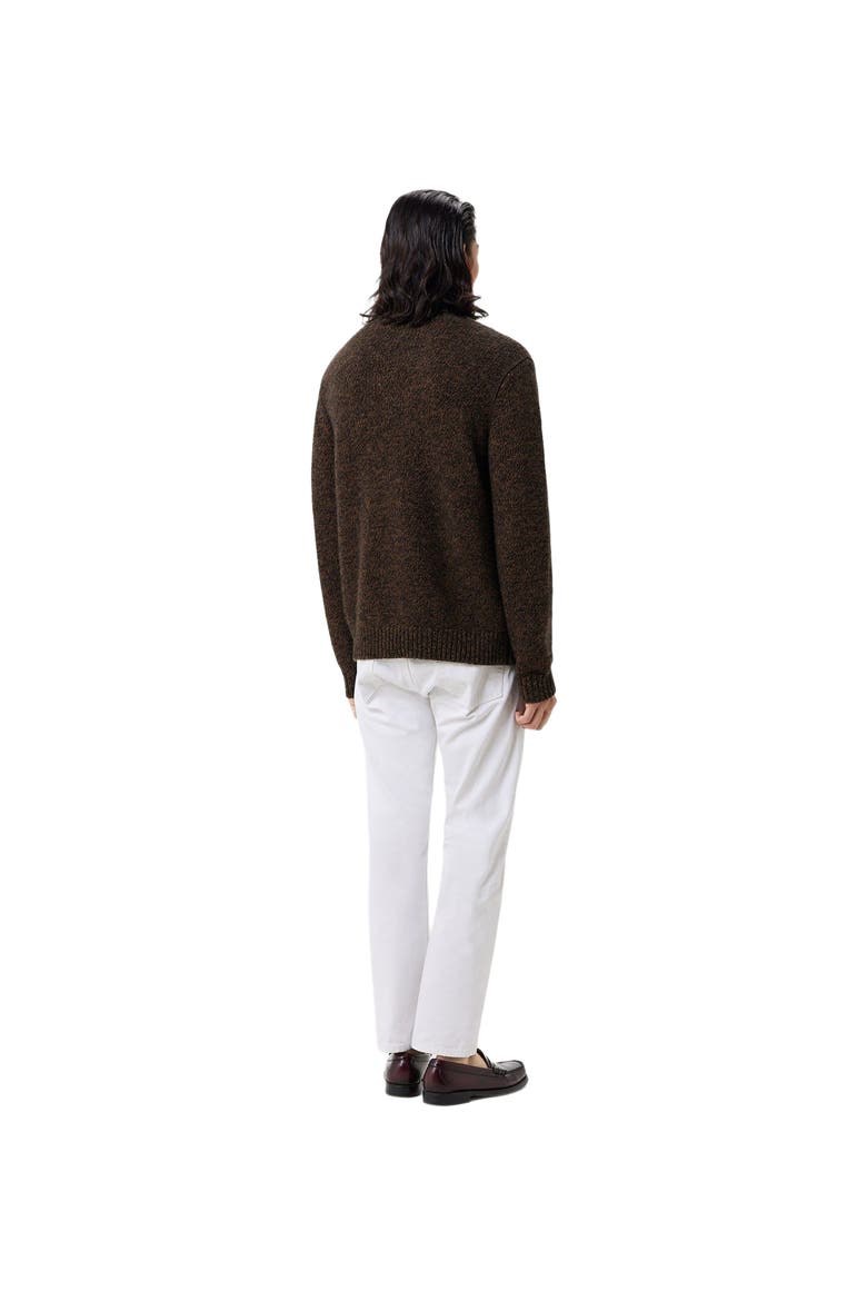 Jersey Knitted Cashmere Sweater, Alternate, color, black