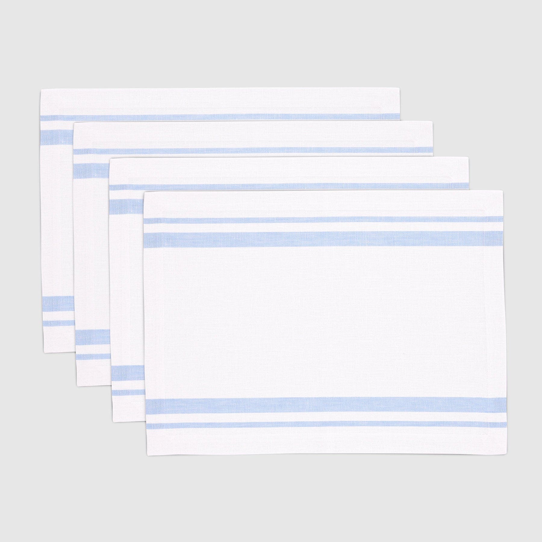 Dusty Blue and White