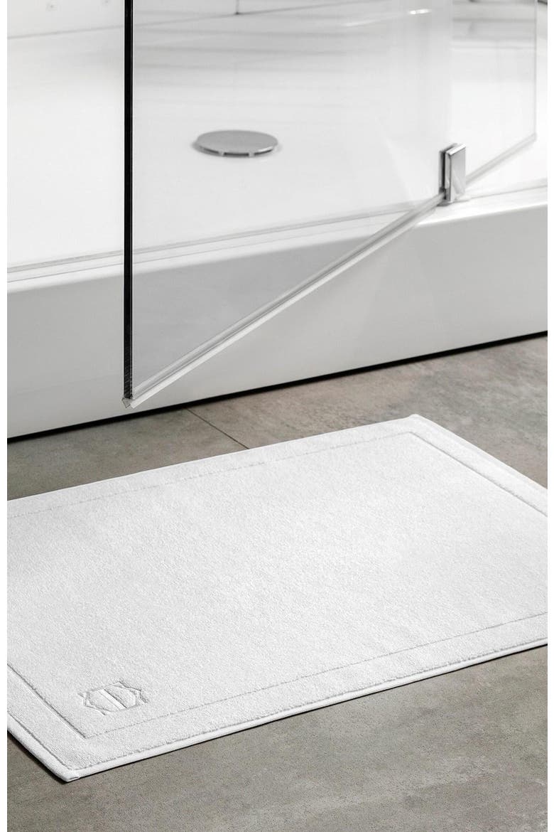 Rhapsody Bath mat, Alternate, color, White