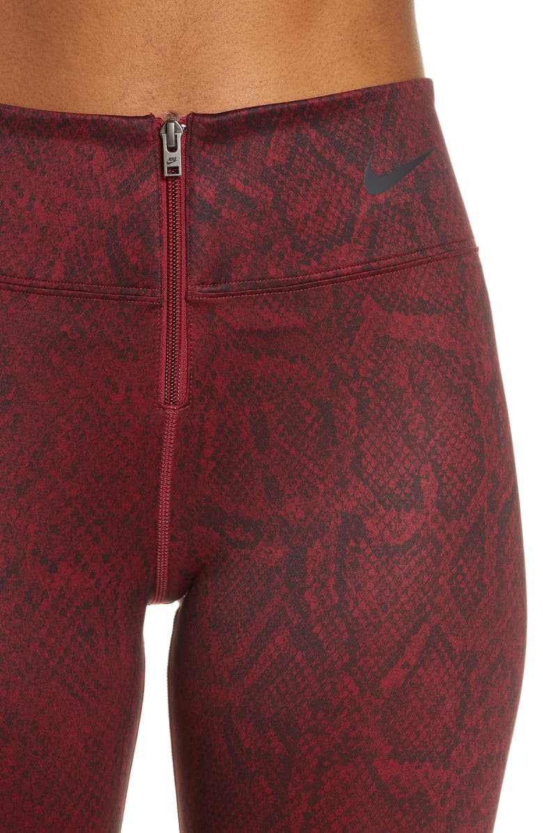 Nike Python Print Leggings, Alternate, color, 