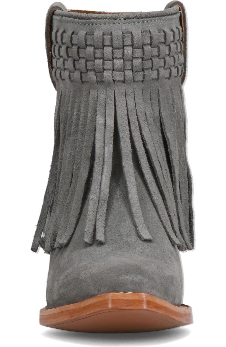 Frye Sacha Fringe Western Bootie, Alternate, color,