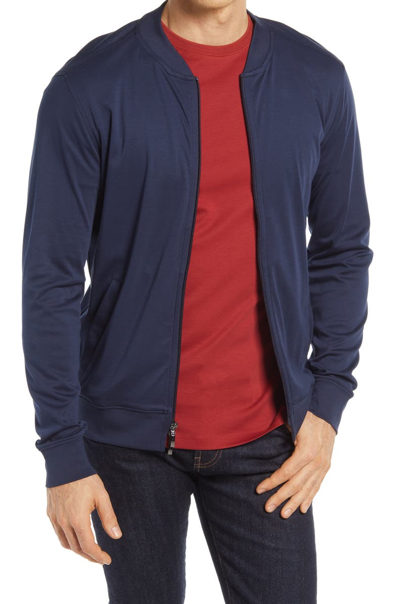 Robert Barakett Georgia Pima Cotton Jacket, Main, color, Blue Night