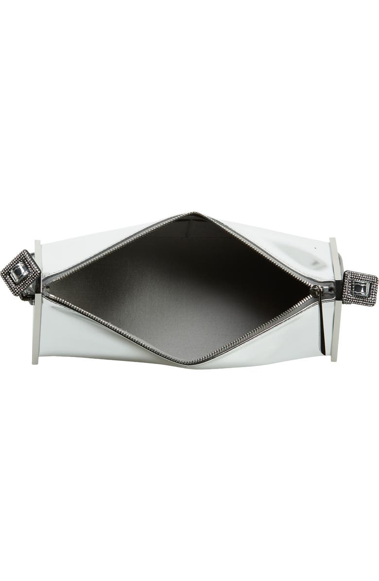 Benedetta Bruzziches Joy Metallic Leather Triangular Shoulder Bag, Alternate, color,