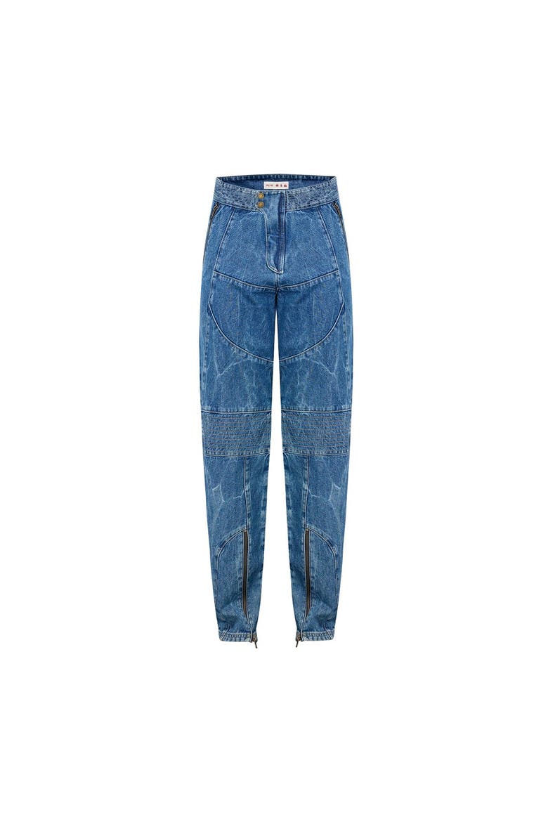 Free Heaven Motorcycle Jeans, Main, color, Blue