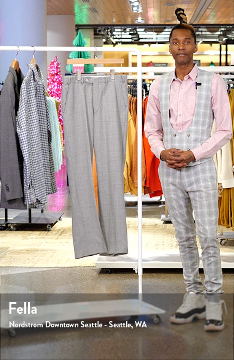 Self Sizer Flat Front Dress Pants, sales video thumbnail