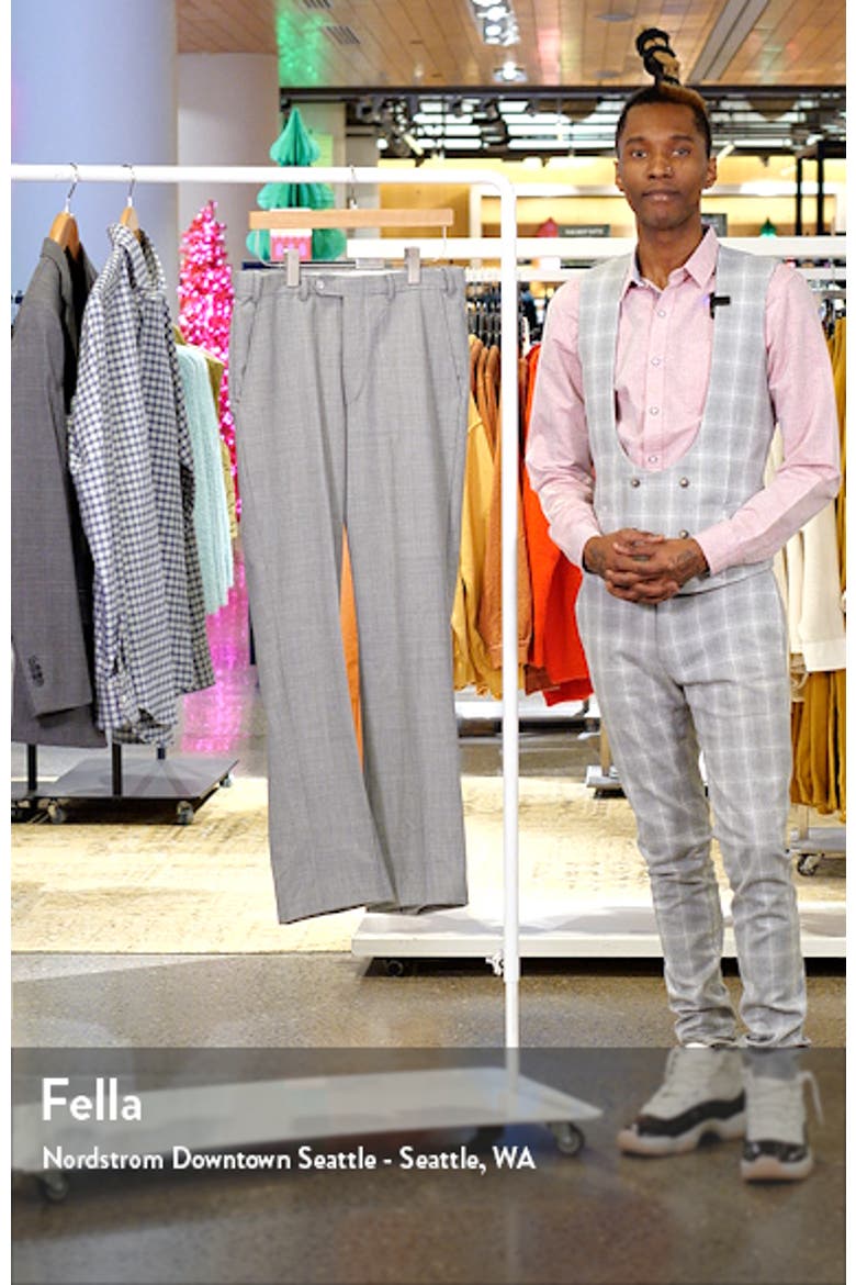 Self Sizer Flat Front Dress Pants video