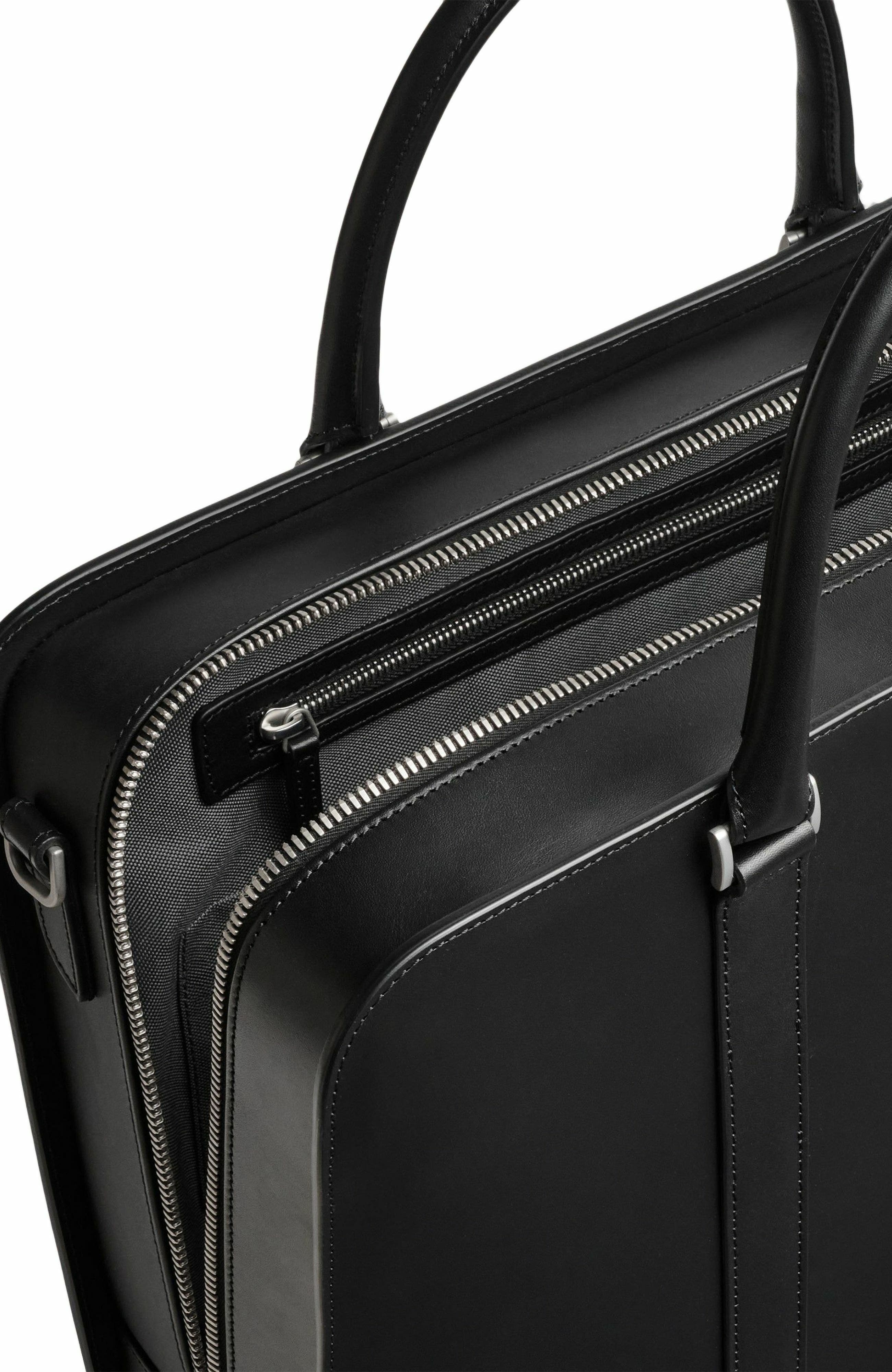 Carl Friedrik Palissy Overnight Briefcase, Alternate, color, Black