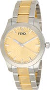 Fendi Shadow Two-Tone Bracelet Watch, 40mm