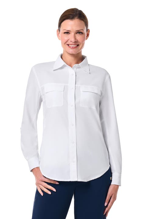 Women's Mylitta Travel Long Sleeve Shirt, UPF 50+ Sun Protection