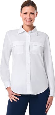 Coolibar Women's Mylitta Travel Long Sleeve Shirt, UPF 50+ Sun Protection