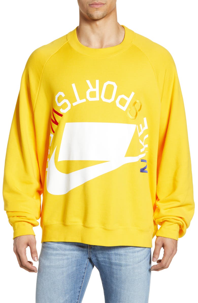 Nike Embroidered Crewneck Sweatshirt, Main, color,