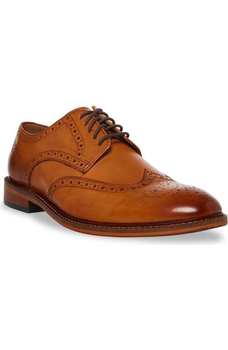 Steve Madden Wingtip Leather Derby, Main, color,