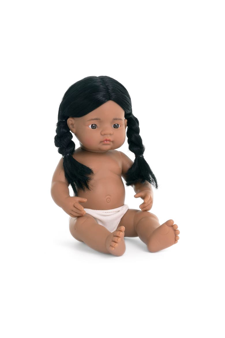 Baby Doll Native American Girl 15'', Main, color, Dark Skin