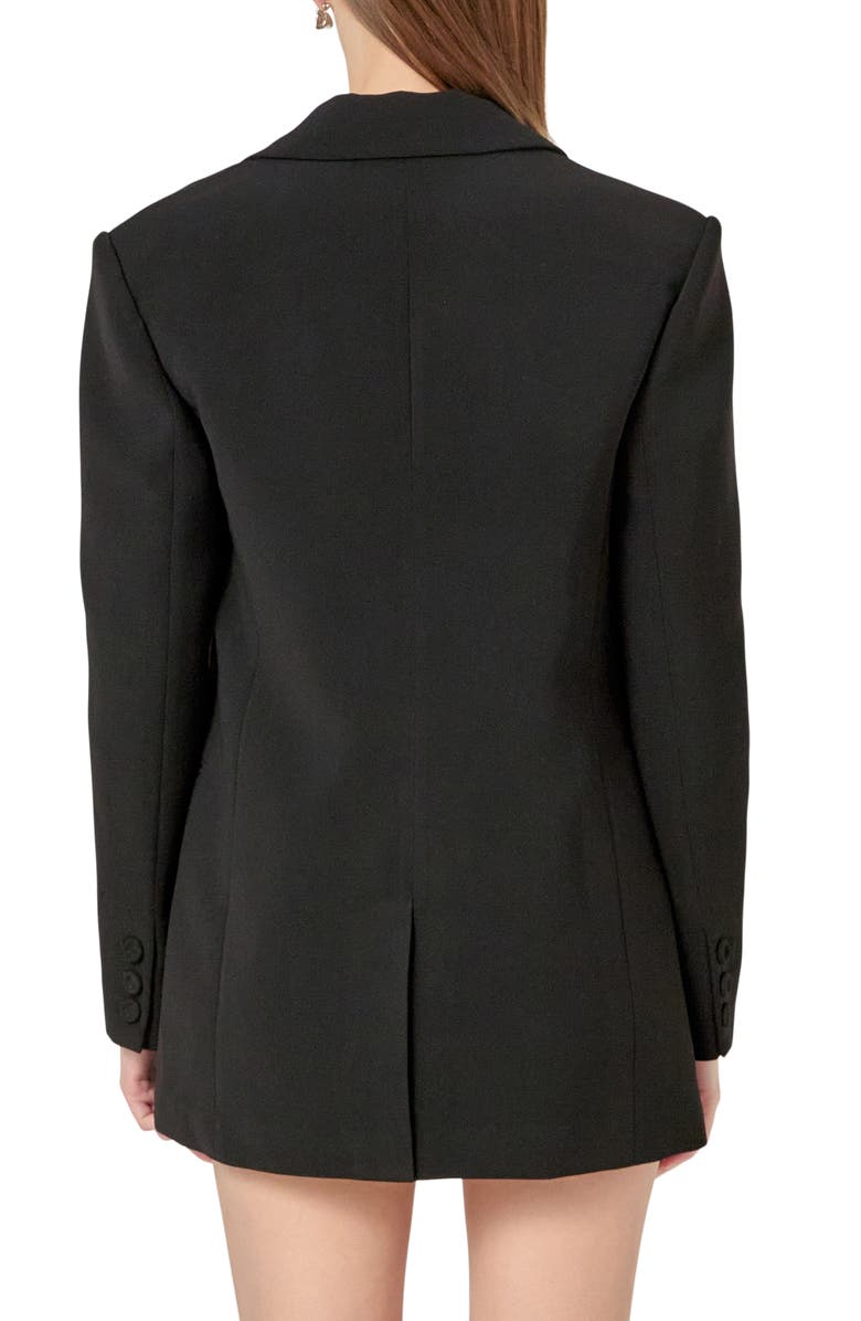 English Factory Timeless Blazer, Alternate, color, Black