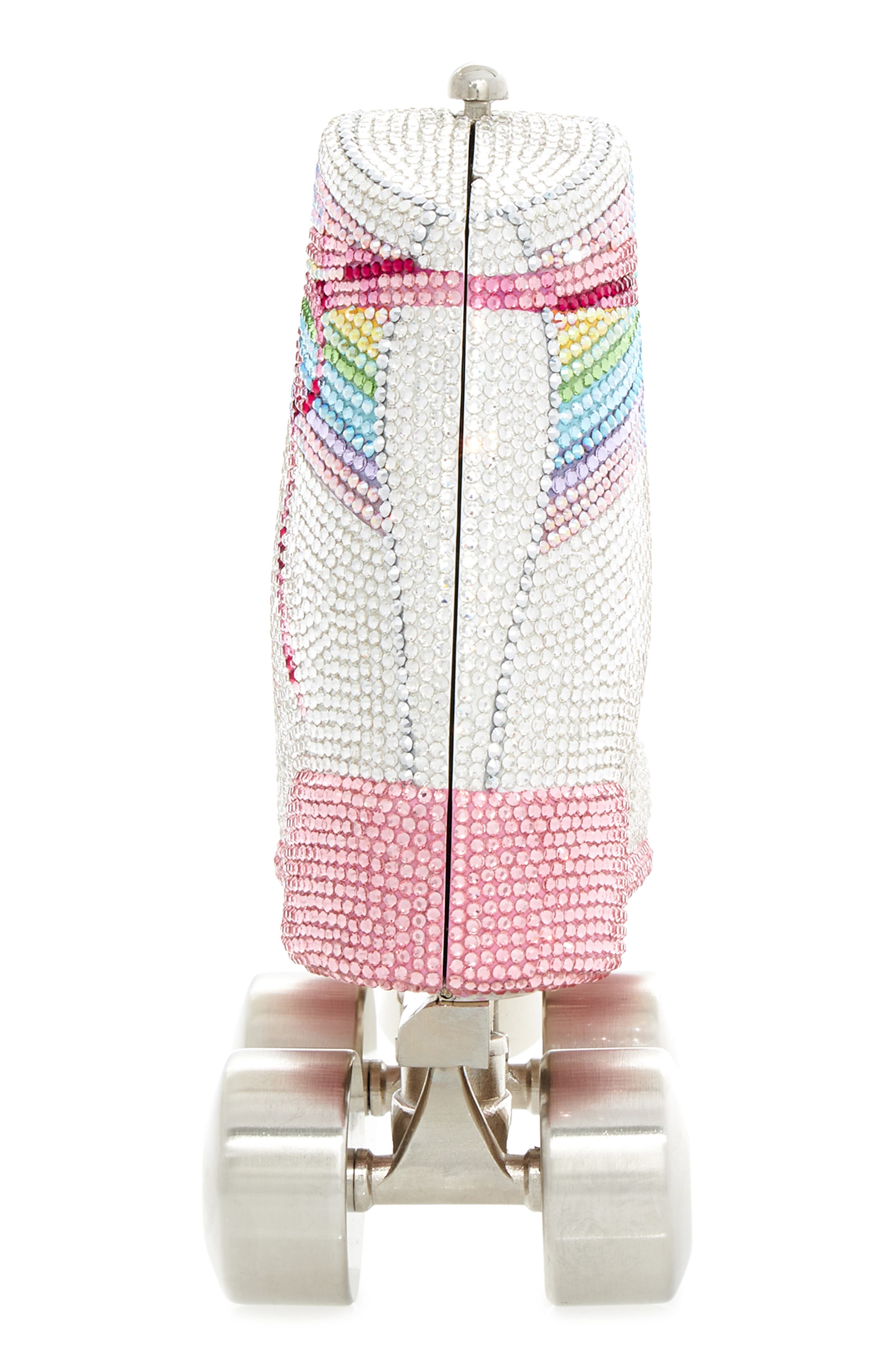 JUDITH LEIBER COUTURE Let's Roll Roller Skate Clutch, Alternate, color, 
