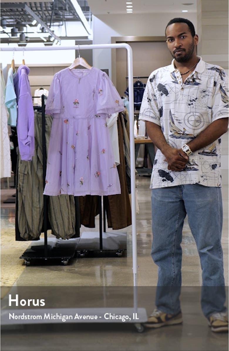 Kids' Embroidered Tulle Dress, sales video thumbnail