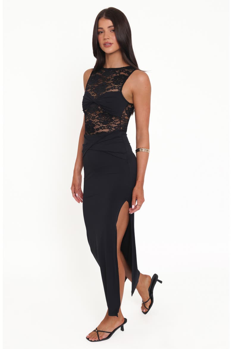 Tinashe Lace Body-Con Dress, Alternate, color, BLACK