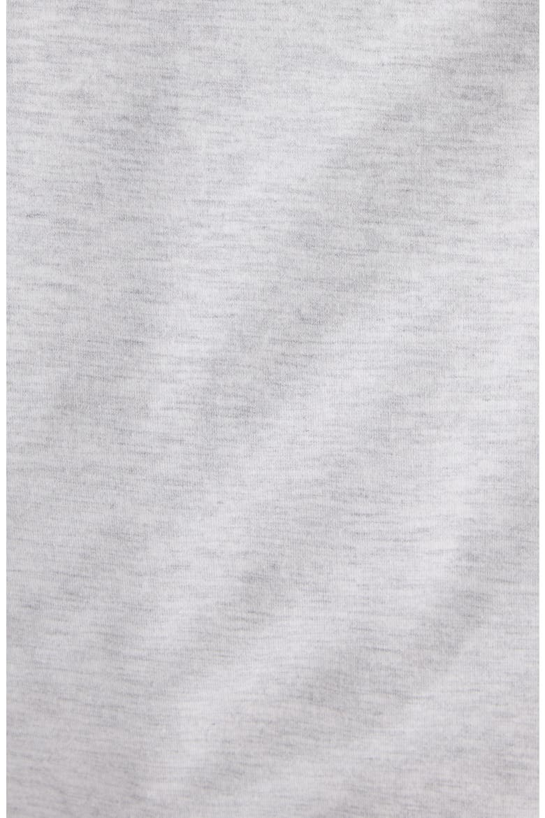 Frederico Stencil Logo Layered Hooded Sweatshirt, Alternate, color, GREY MELANGE