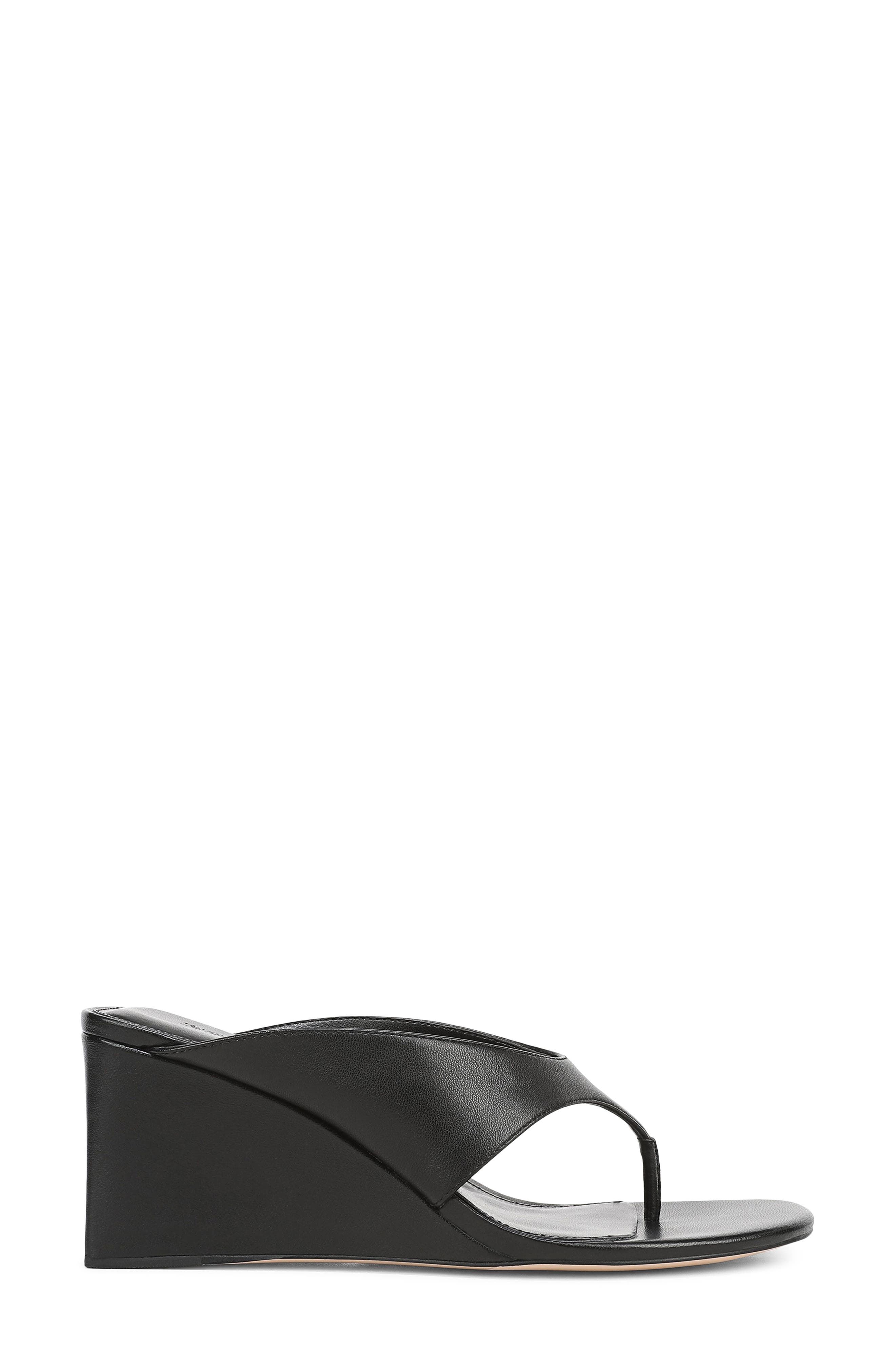 Favorite Daughter Emerson Wedge Sandal, Alternate, color, Black
