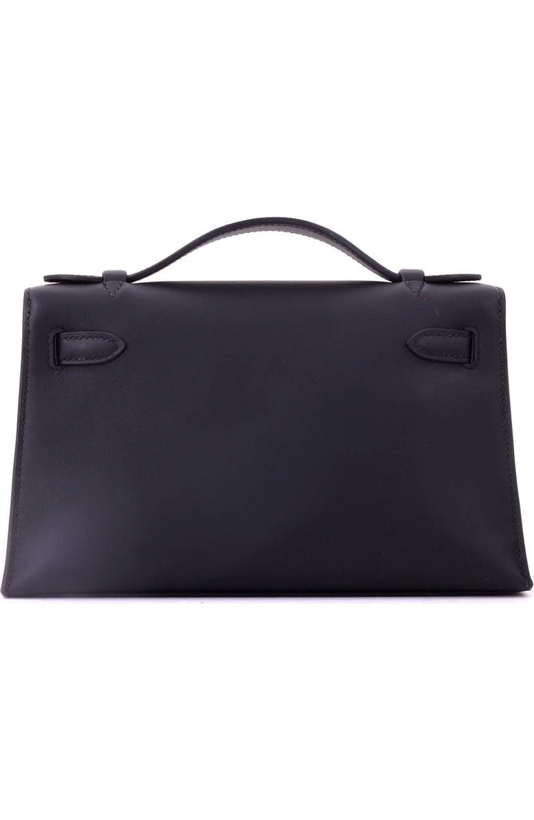 Pre-Owned Hermes Kelly Pochette Swift, Alternate, color, Noir