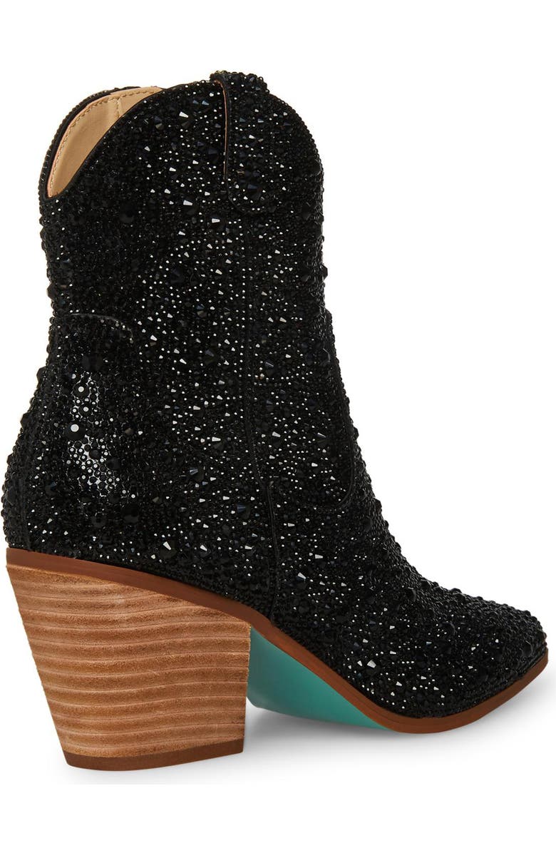 Betsey Johnson Diva Embellished Western Bootie, Alternate, color,