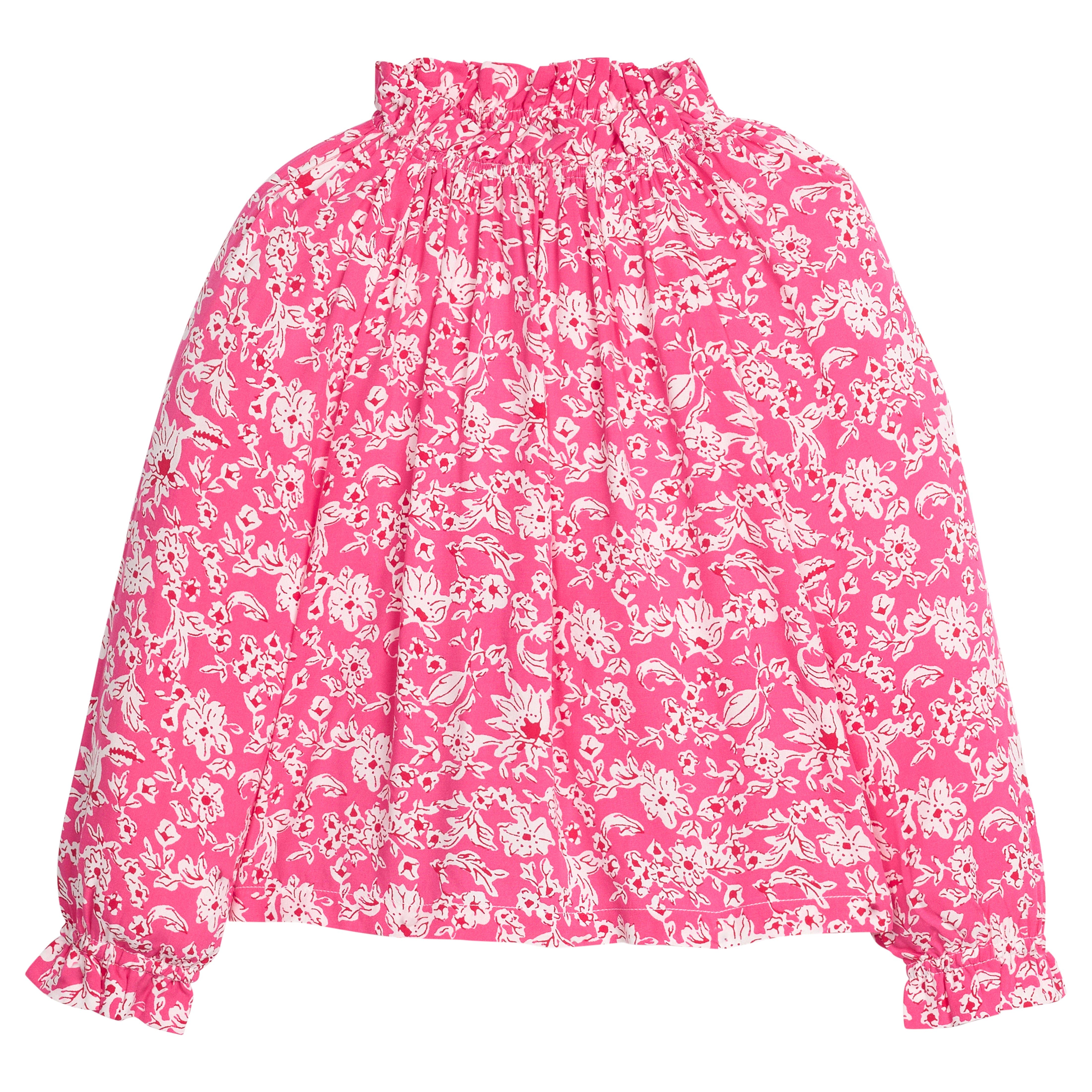 Hot Pink Abstract Floral