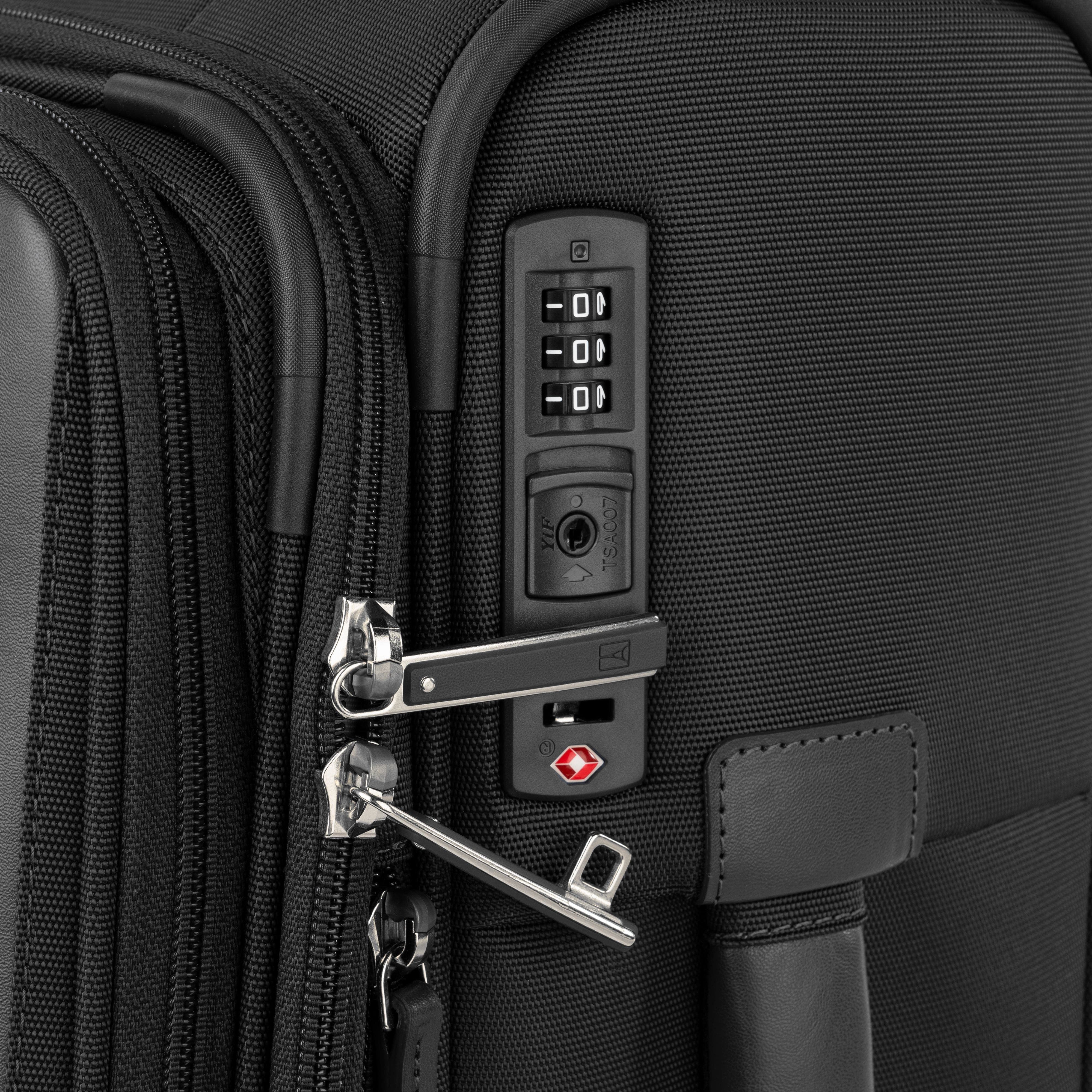 TRAVELPRO Versapack + Softside Carry On & Large Spinner Luggage Set, Alternate, color, Black