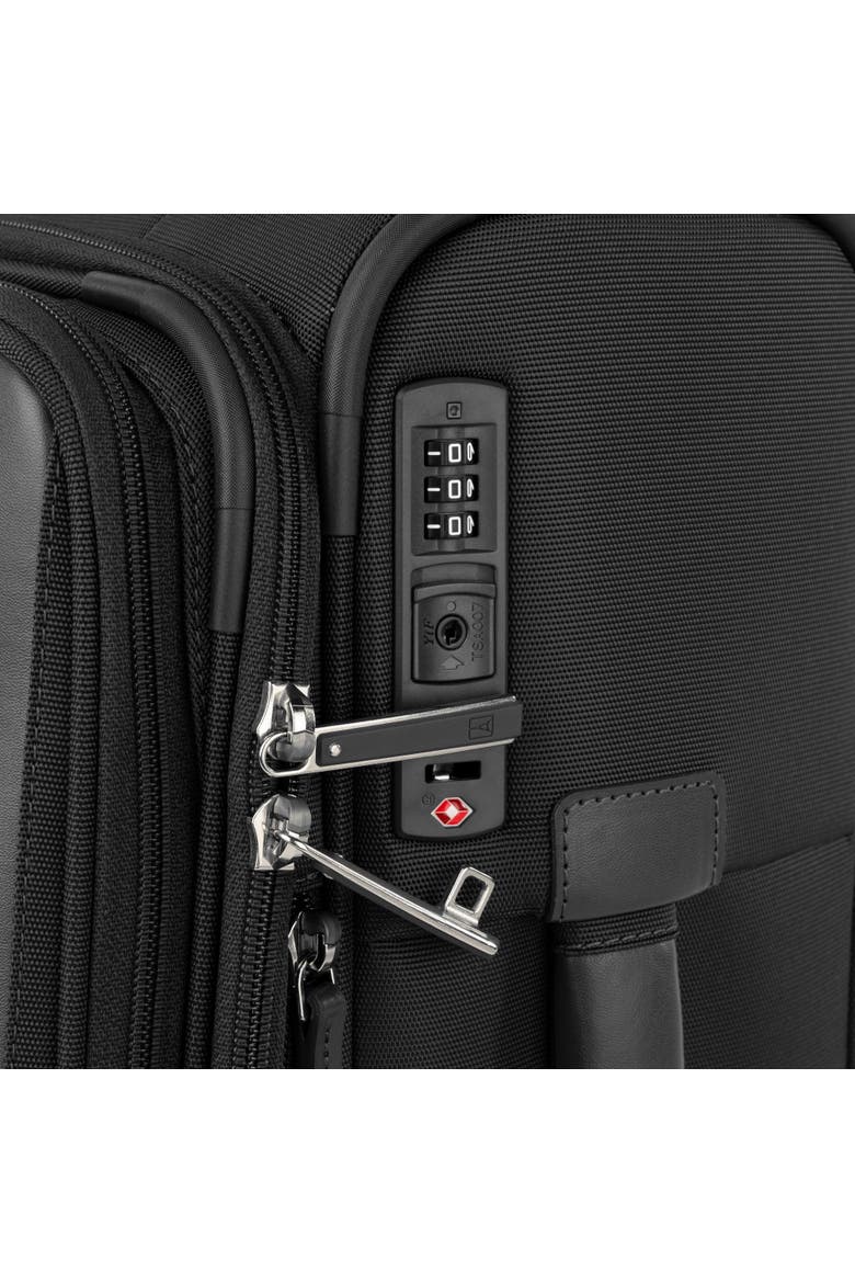 Versapack + Softside 21" Carry On & 25"Medium Checked Spinner Luggage Set, Alternate, color, Black