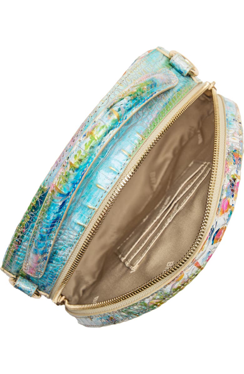 Brahmin Lane Croc Embossed Leather Crossbody Bag, Alternate, color,