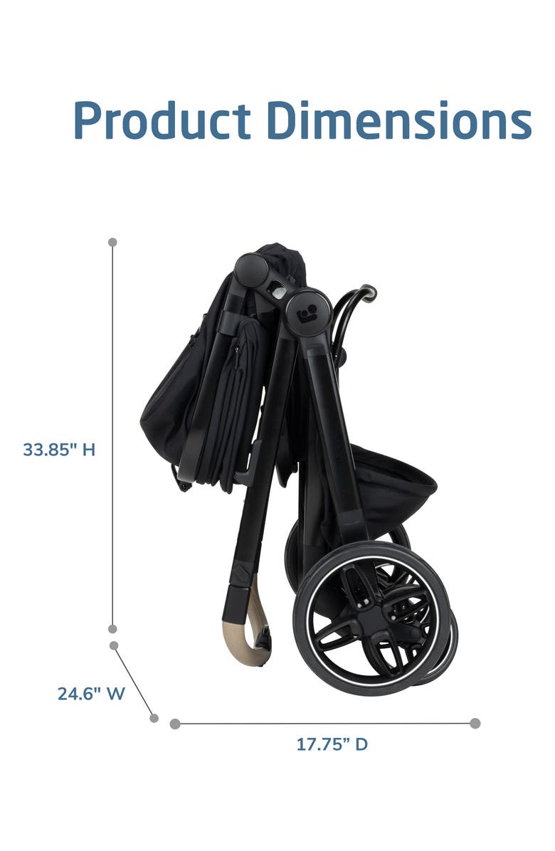 Maxi-Cosi<sup>®</sup> Zelia Pro 5-in-1 Travel System, Alternate, color, Caspian Caviar