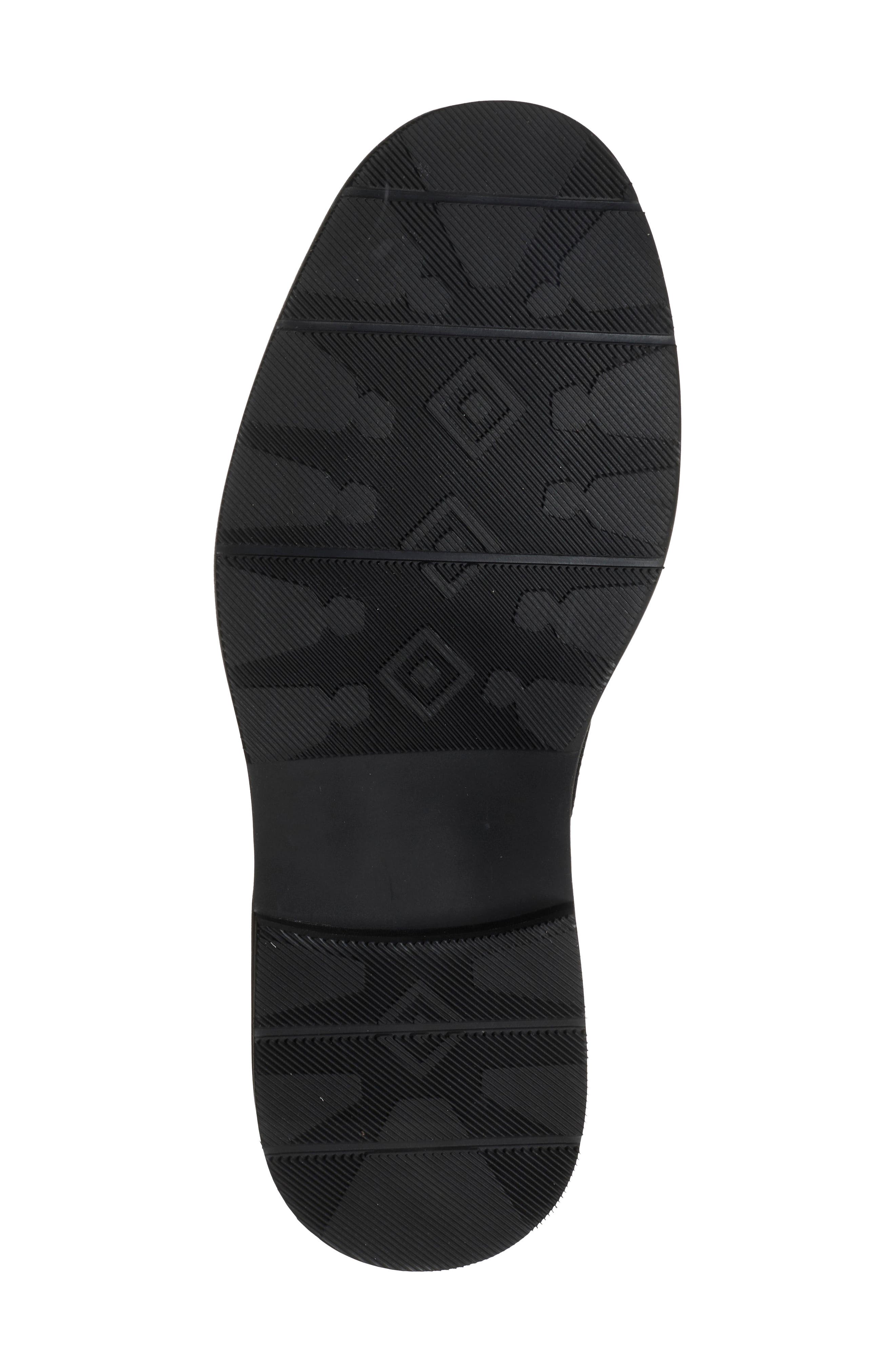 Fenix Faux Leather Plain Toe Derby, Alternate, color, BLACK