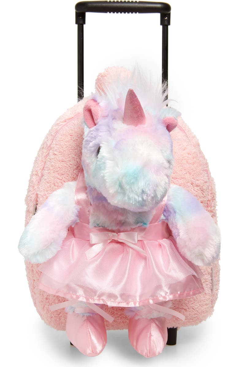 Popatu Ballet Unicorn Trolley Backpack, Main, color, Pink