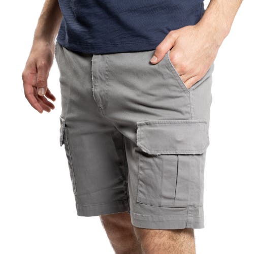 Peter Manning Cargo Shorts In Grey
