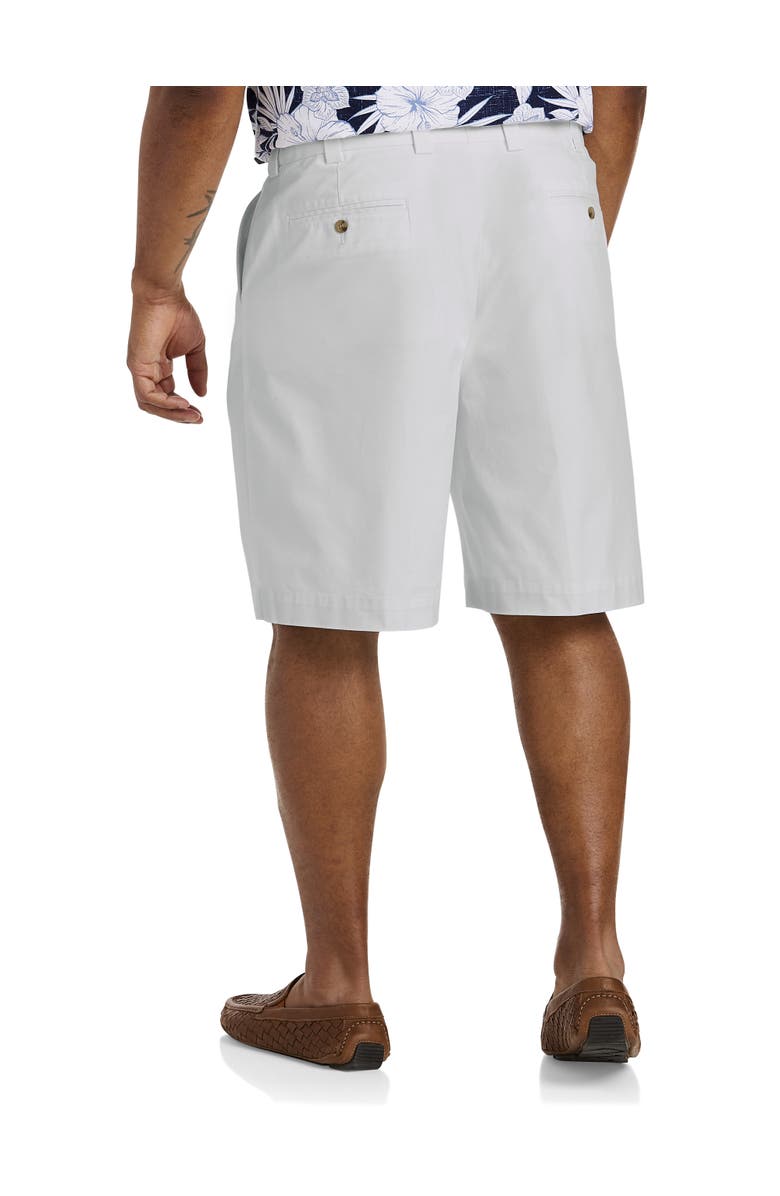 Oak Hill by DXL Comfort Stretch Chino Shorts, Alternate, color, Gray Violet