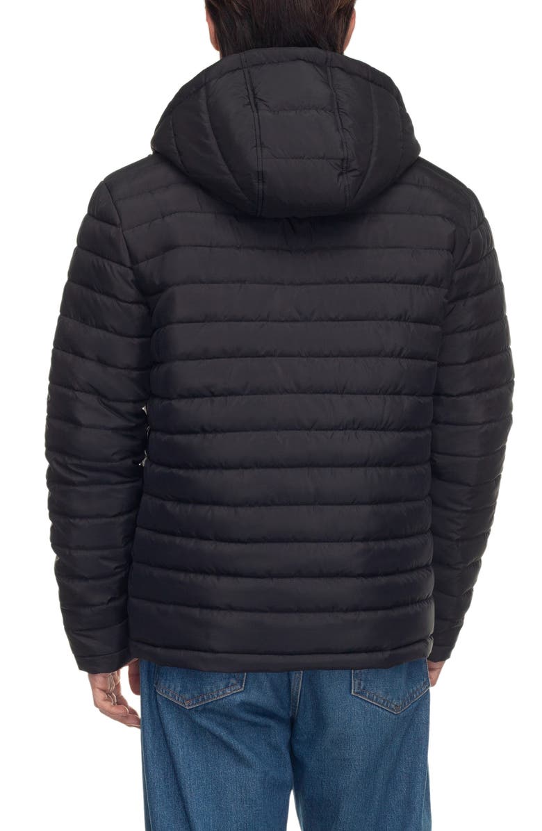 Rokka&Rolla Midweight Puffer Jacket, Alternate, color, Black