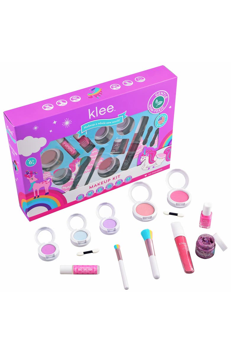 Klee Naturals Holly Cuddles - Kids' Holiday Mineral Makeup Set, Main, color, 