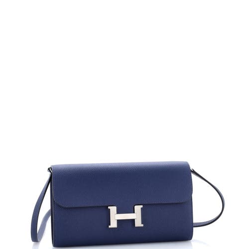 Pre-owned Hermes Hermes Constance To Go Wallet Epsom