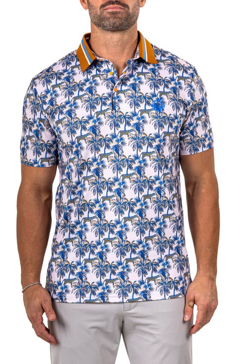 Martyr0026 Print Golf Polo