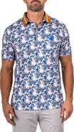 Maceoo Martyr0026 Print Golf Polo