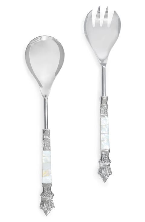 Mother-of-Pearl 2-Piece Salad Serving Set