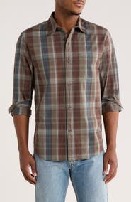 14th & Union Plaid Poplin Button-Up Shirt