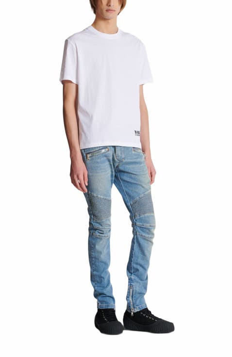 Small Balmain Stamp Printed T-Shirt