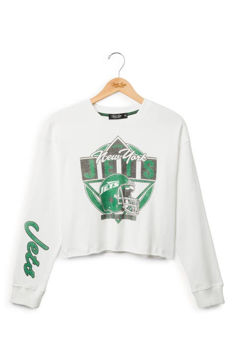 New York Jets Graphic Cropped Sweatshirt