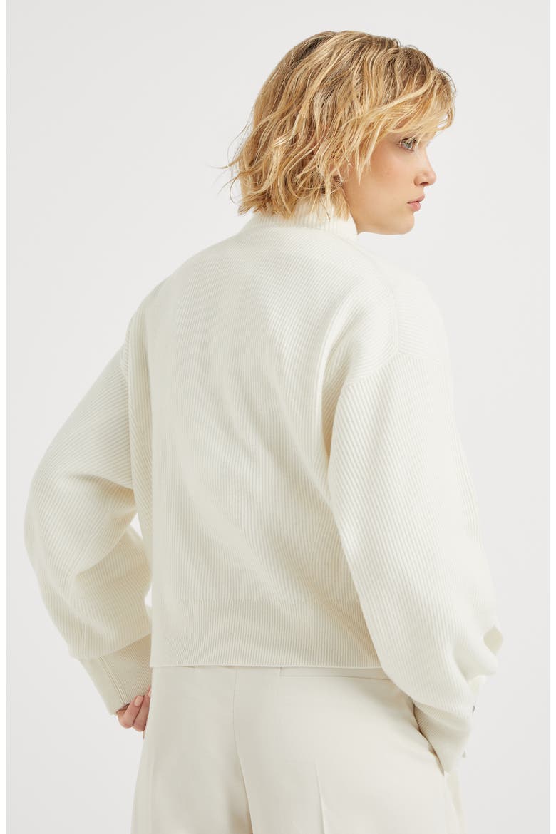 Cashmere sweater with monili, Alternate, color, Panama